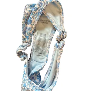 Hollister Triangle Cheeky Bikini Bottom Sz M Blue Floral Lined NWT thumbnail 5