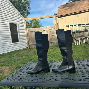 La Canadienne‎ black knee high leather boots size 6 thumbnail 4