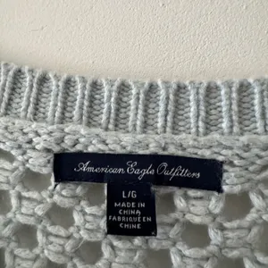 American Eagle‎ Light Blue Sweater Wool Cotton Blend thumbnail 4