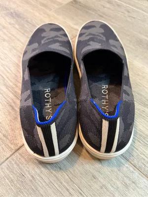Rothy's Camo Original Slip On Sneakers Women 9.5 Comfort Shoe Washable Casual thumbnail 2