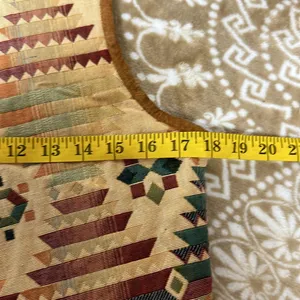 VTG Native Components Handmade in America Vintage Tapestry Vest Size Small thumbnail 7