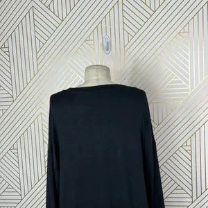 Aritzia Wilfred Free Black Jersey Knit Long‎ Sleeve Dress Size Small thumbnail 9
