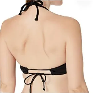 Victoria’s Secret Black Push Up Ruffle Bikinj Top thumbnail 4