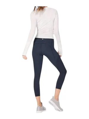 Lululemon ☀︎︎ All The Right Places Hi Waist 23” Crop II Yoga Pant ☀︎︎ Navy 6 thumbnail 4