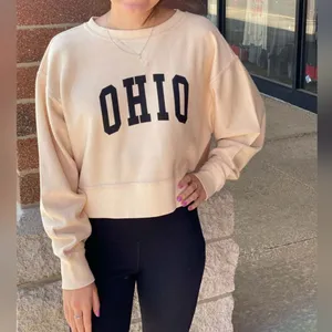 Chicka-D OHIO Corded Boxy Crewneck Sweatshirt - Size M - Gameday Chic thumbnail 13