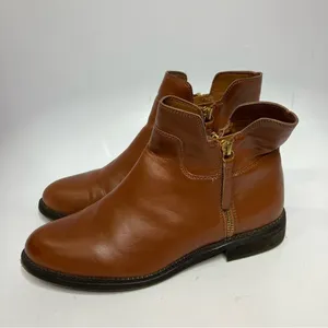 Franco Sarto Hallie ankle boots brown faux‎ leather size 9 thumbnail 4