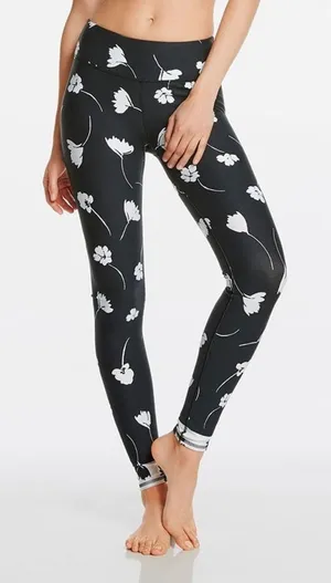 Fabletics Define PowerHold Mid-Rise Legging in Wildflower‎ Print thumbnail 1