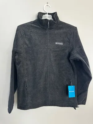 Columbia Men’s Steens Mountain 2.0 Zip Fleece Jacket Charcoal Heather Size SMALL thumbnail 1