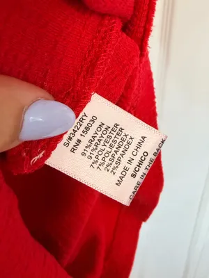 Love Tree Red Surplice Romper Size S Open Back Tie Waist Summer Vacation Boho Sexy thumbnail 6