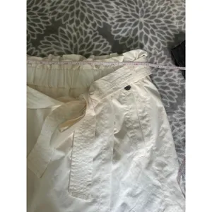 Calia by Carrie White Paperbag Waist Skort Large Wrap Front Active Shorts Golf Tennis Prep thumbnail 4