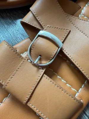 Free People Sloan Buckle Sandals in Cinnamon Clay/Cognac thumbnail 3
