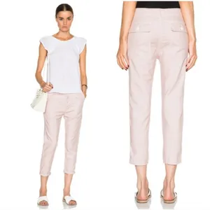 The‎ GREAT. Slouch Army Pant 25 Blush Pink Ankle High Rise Button Fly Pants thumbnail 5