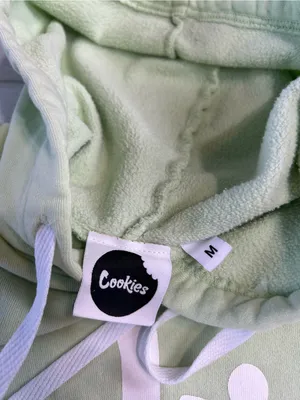 Cookies Mint Green Hoodie Size Medium Streetwear thumbnail 4