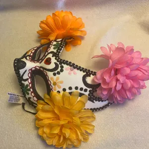 Floral Day of the Dead Mask thumbnail 5