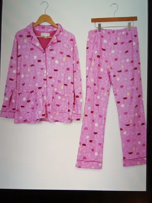 Live Love Loungue By Karen Neuburger Rose All Day Pink Set Pajamas Womens S thumbnail 2