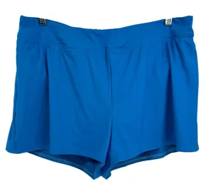 Lands End Blue Swim Shorts with Built-in Brief‎ Plus Size 18 Board Shorts thumbnail 1