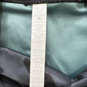 Lululemon Wunder Under High-Rise Tight‎ 25"Full-On Luxtreme 10 Black Gray Camo thumbnail 5