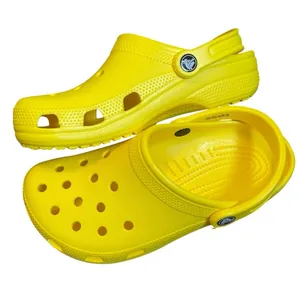 Crocs Classic Clogs Slip On Shoes Yellow Lemon Size 5 Men 7 Women thumbnail 1