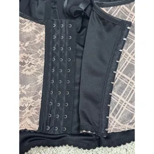 Y2K dELiA*s Dolls Kill Plaid Mesh Lace Bustier Corset Top Schoolgirl Goth Bow M thumbnail 11
