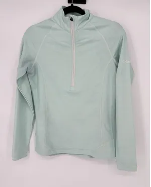 Peter Millar Pullover‎ Women Small Green 1/4 Zip Wicking UPF 50 Golf IDI Gazeley thumbnail 1
