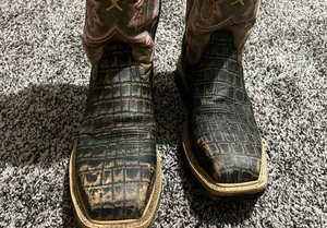 Twisted X Women's Caiman Print Composite Square Toe Work Boots thumbnail 2