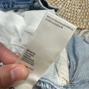 Free People We The Free Jean Mini Short Distressed Cut Off Button Fly Size 30 thumbnail 10
