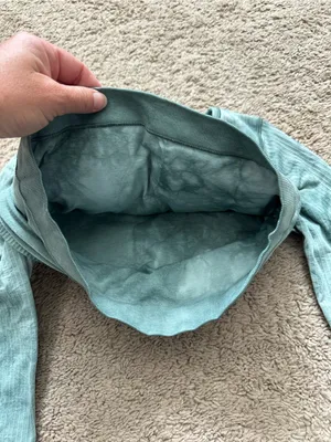 Lululemon Ebb to Street Long Sleeve Shirt Marble Dye Tidewater Teal Size 6 thumbnail 6