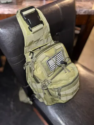 Sling Tote Hunter Green Hiking bAg/ Fishing thumbnail 1