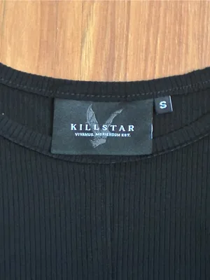 Killstar Ribbed Knit Dress with Thumbholes & Cutout Detail S thumbnail 3