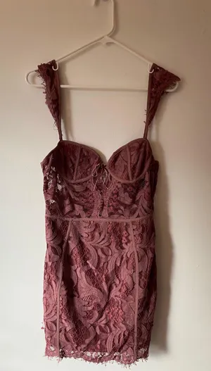 Tobi lace mini minidress thumbnail 1