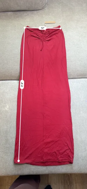 Skims Soft Lounge Maxi Skirt Women’s Red Brick thumbnail 3