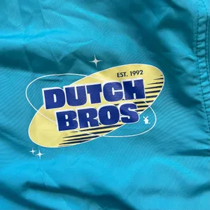 Dutch bros blue color block wonder breaker jacket size small outerwear outdoors thumbnail 7