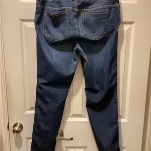 Torrid Dark Blue Skinny Jeans thumbnail 4