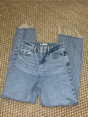 Zara High Rise Z1975 straight leg jeans thumbnail 2
