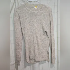Madewell Crewneck Alpaca Blend Rib Women's Sweater thumbnail 2