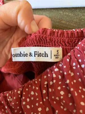 Abercrombie & Fitch Red Polka Dot Top Bodysuit Women Size Small Tank Top Outfit thumbnail 3
