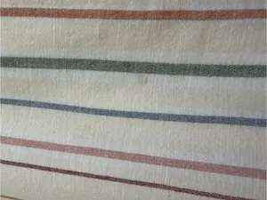 American Eagle Women’s Sz M Striped Cotton Linen Wide Leg Jumpsuit Boho Coastal thumbnail 11
