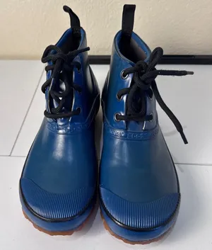 Bogs Charlot Rain Boots Womens Size 9 Blue Lace Up Rubber Waterproof Ankle Boot thumbnail 1