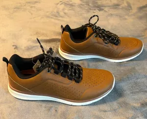 Falls Creek Men's Casual Lace-Up Sneakers in Juno Brown Size 9 thumbnail 1