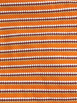 Pilcro High Tide Halter Slim Midi Dress Large Orange Stripe Anthropologie thumbnail 10