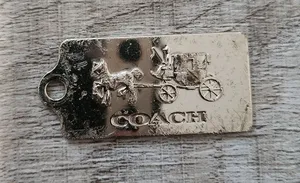 Coach Metal Keychain Fob thumbnail 1