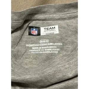 NFL Team Apparel Pittsburgh Steelers Womens Gray Pocket Graphic T-Shirt Medium thumbnail 3