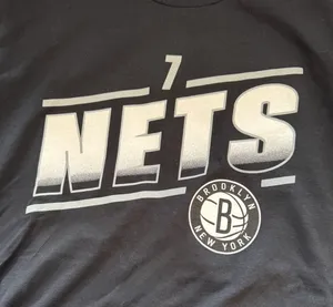 NWOT Men’s Brooklyn Nets #7 Kevin Durant Mens Size XL Tee thumbnail 3