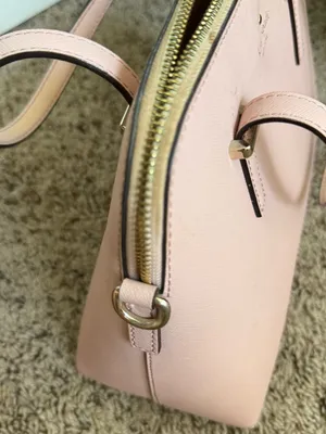 kate spade Pink Saffiano Dome Satchel thumbnail 8