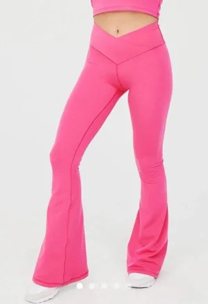 Aerie Crossover Flare Leggings thumbnail 1
