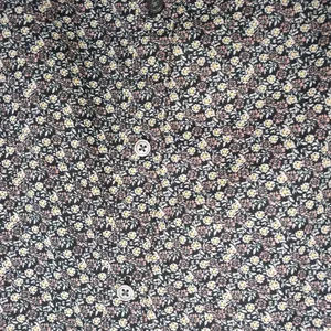 Loft Outlet Ditsy Floral Cottagecore Business Casual Boho Button-Up Blouse thumbnail 7