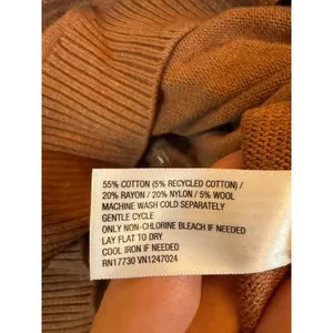 KBB by Kahlana‎ Wrap Front Sweater Womens Large Mauve Brown Excellent Knit Top thumbnail 4