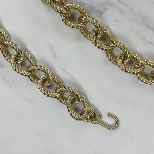 Tassel Gold Tone Chain Link Belt Extra Small/Small (XS/S) ✨ thumbnail 2