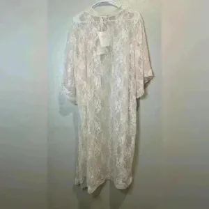Pia Gladys Perey NWT Women’s Guipure Wedding Sheer Lace Robe Size 4‎ thumbnail 7
