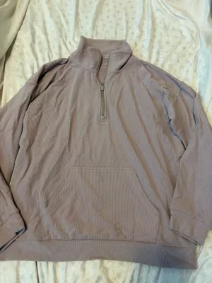 marc New York dusty pink pullover zip up  thumbnail 4